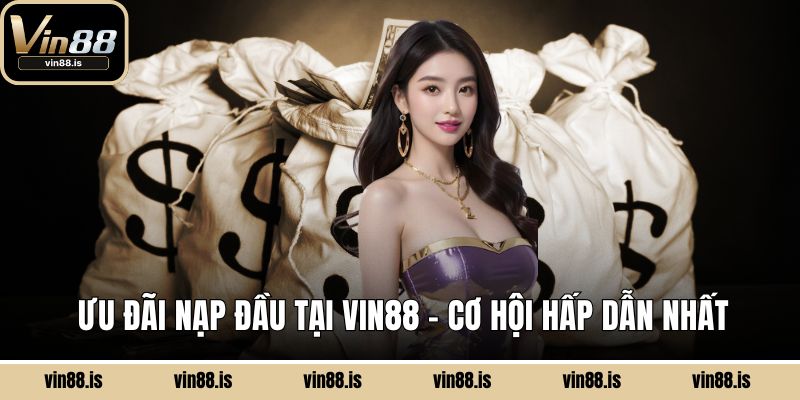ưu đãi nạp đầu tại Vin88