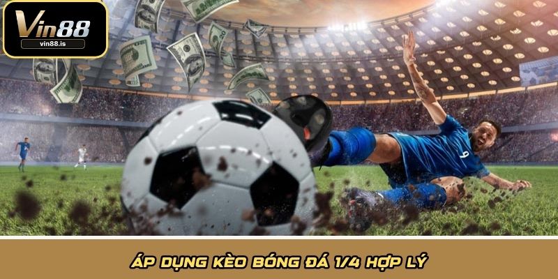 Áp dụng kèo bóng đá 1/4 hợp lý