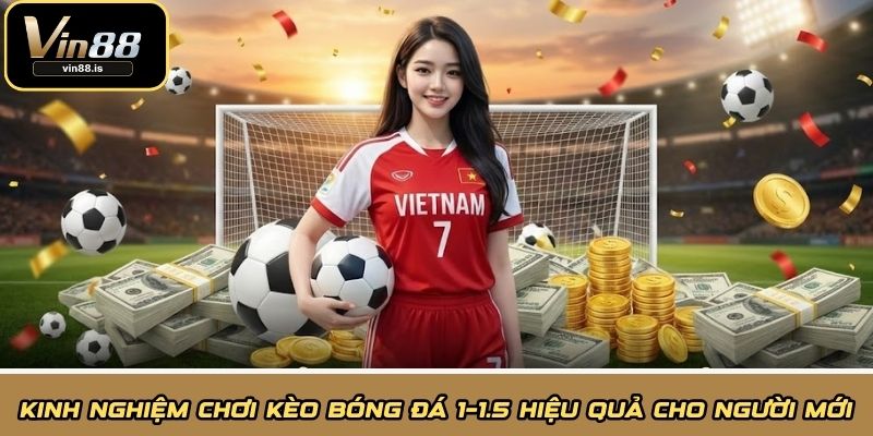 Kinh nghiệm chơi kèo bóng đá 1-1.5 hiệu quả cho người mới