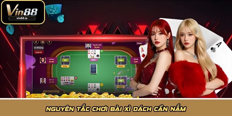 Bài Xì Dách Vin88 - Luật Chơi Rõ Ràng, Tỷ Lệ Thắng Cao 2 Nguyên tắc chơi bài xì dách cần nắm